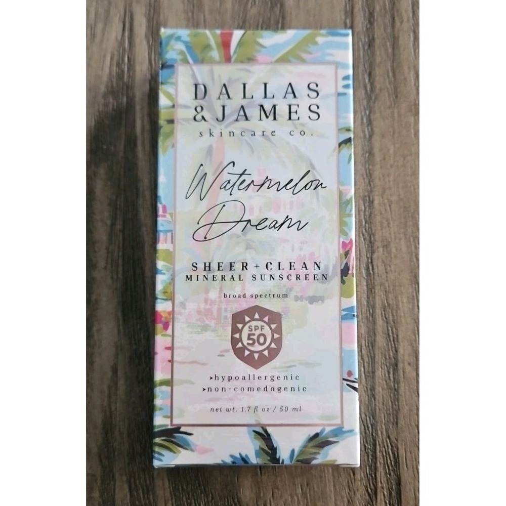 Dallas & James Skincare Co Watermelon Dream Sheer + Clean Mineral Sunscreen